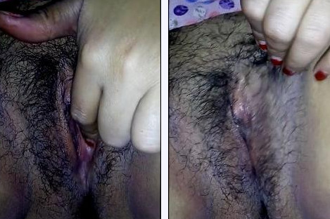 Desi wife hair pussy fingering