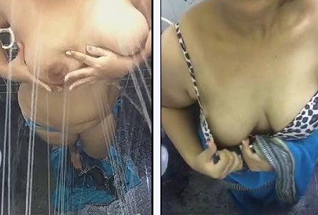 Desi wife taking nude shower