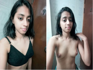Exclusive- Cute Bangla Girl ShowinG her Boobs and Wet Pussy 2