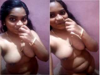Today Exclusive- Sexy Mallu Girl Nude Selfie