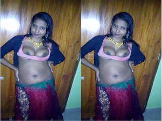 Today Exclusive- Sexy Desi Girl Wearing Cloths After Sex