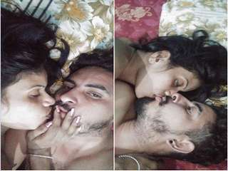 Exclusive-Desi Punjabi Couple Kissing
