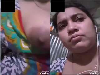 Today Exclusive- Bengali Girl Showing Her Boobs and Pussy On Video Call Part 13