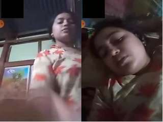 Today Exclusive- Bangladeshi Girl Showing Her Boobs and Pussy On Video Call Part 8