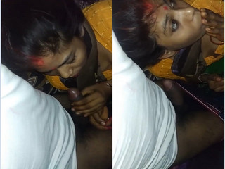 Today Exclusive-Desi Bihari Wife Blowjob and Fucked Part 4