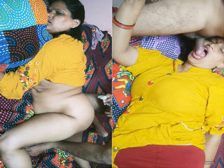 Today Exclusive- Sexy Desi Bhabhi Blowjob and Fucked