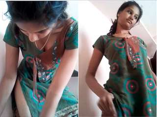 Exclusive- Desi Girl Wearing Cloths After Sex