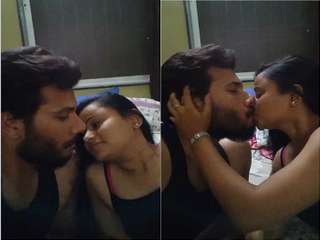 Exclusive-Desi lover Kissing