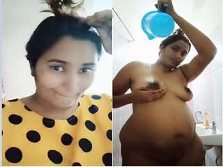 Today Exclusive- Swathi Naidu Nude Bath and Showing Big Boobs and Pussy Part 1