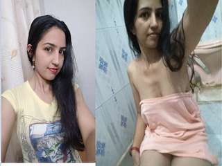 Today Exclusive- Hot Look Desi Wife Strip her Cloths and Showing Her Boobs and Pussy Part 1