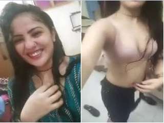 Today Exclusive- Super Hot Look Desi Girl Showing her Nude Body And Dance Part 3